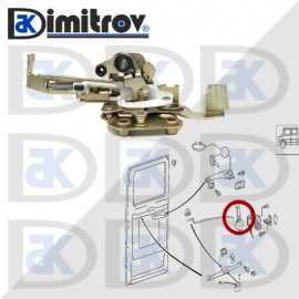 Заключващ механизъм дясна врата Mercedes T2/LN1 Vario